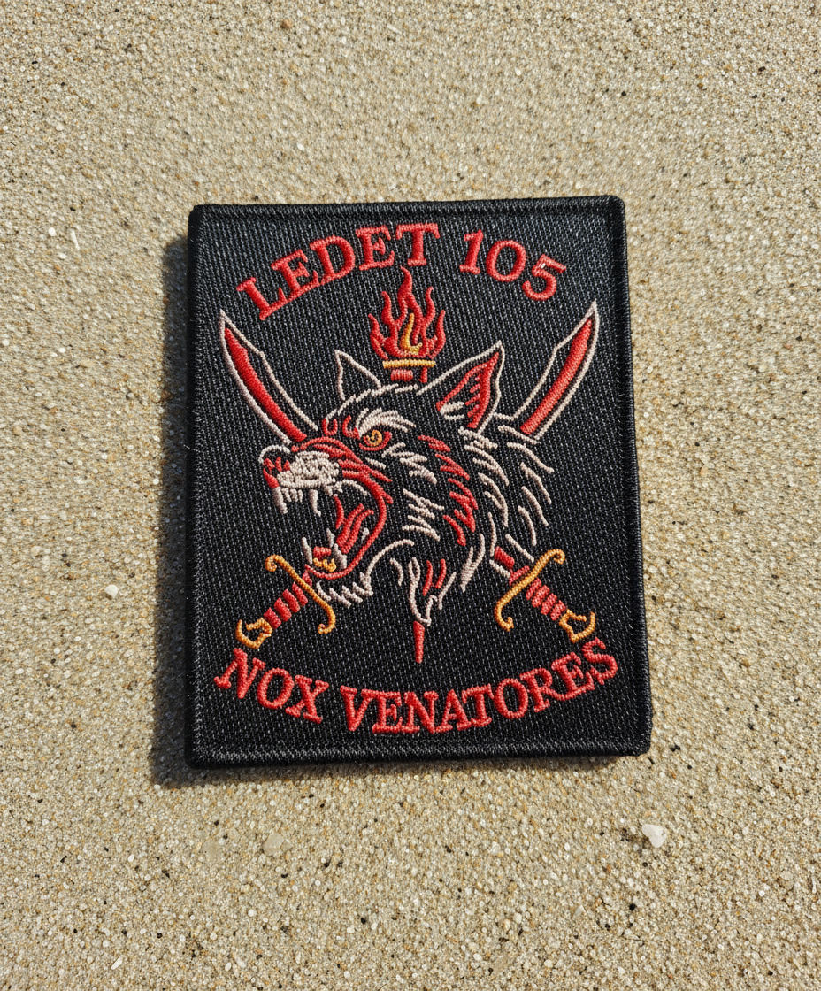 LEDET 105 retro Team patch