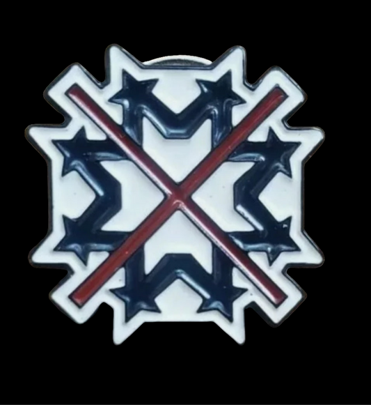 Cocaine Bust Lapel pin small