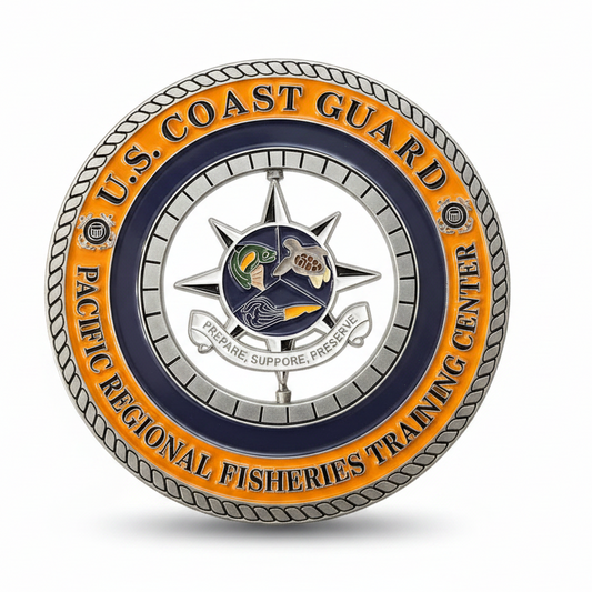 Pacific Regional Fisheries Coin 3inch