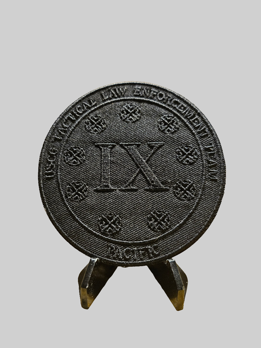 LEDET 109 Team Patch (black out)