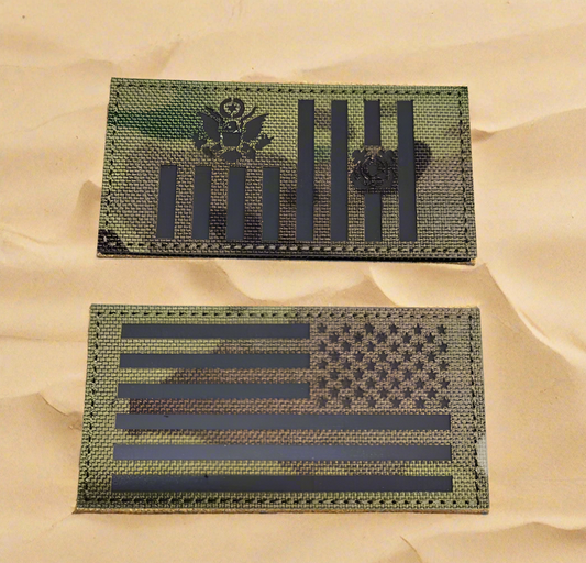 Multicam American Flag / CG Ensign (buy two sets get one free add 3 to your basket for this promo)